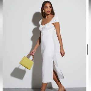 Bridal Bliss Sweetheart Midi Dress - Vici size large NWT